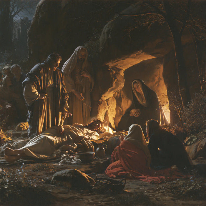 The Entombment of Jesus Christ - Black and Gold · Square n° 2