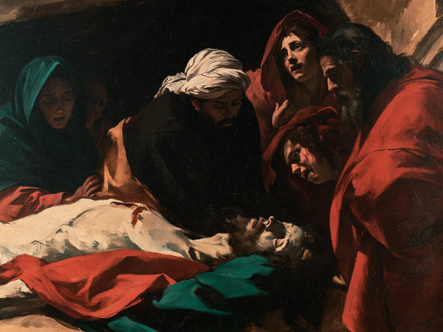 The Entombment of Jesus Christ — The White Turban Beside the Final Breath