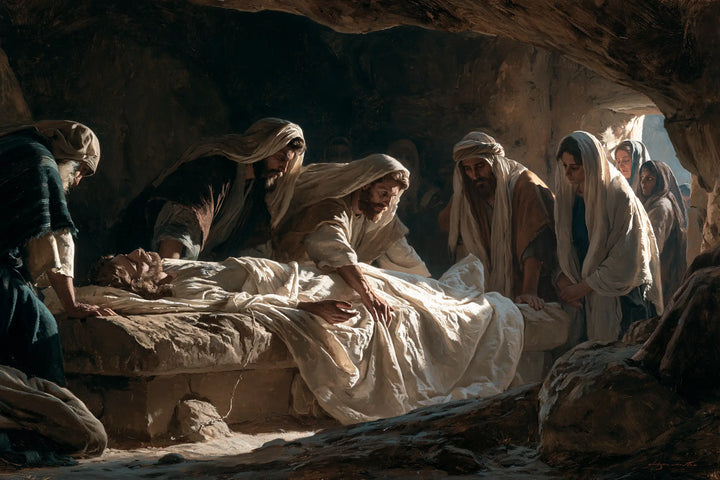 The Entombment of Jesus Christ — Hands Upon Rough Stone