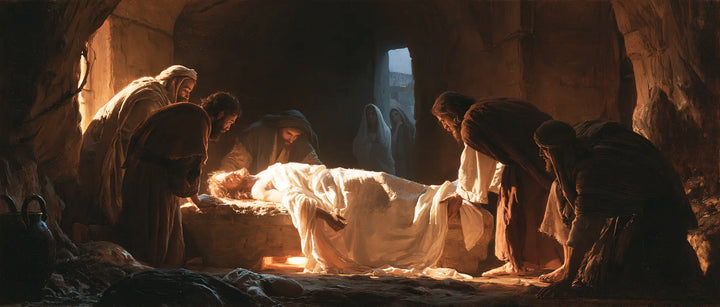 The Entombment of Jesus Christ — Ivory Between Two Doorways