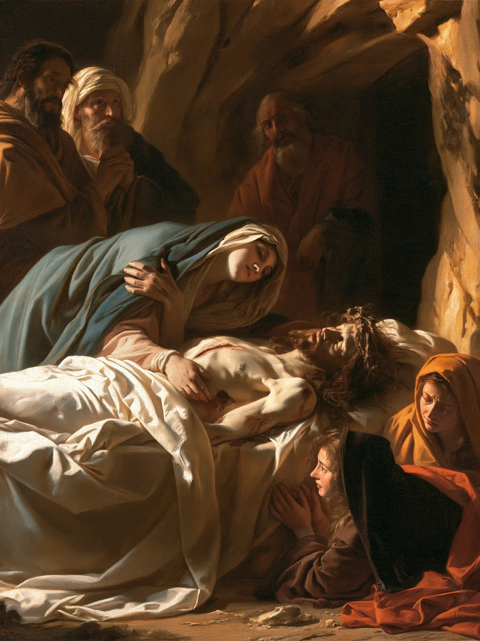 The Entombment of Jesus Christ — Blue Inclining Toward the Face