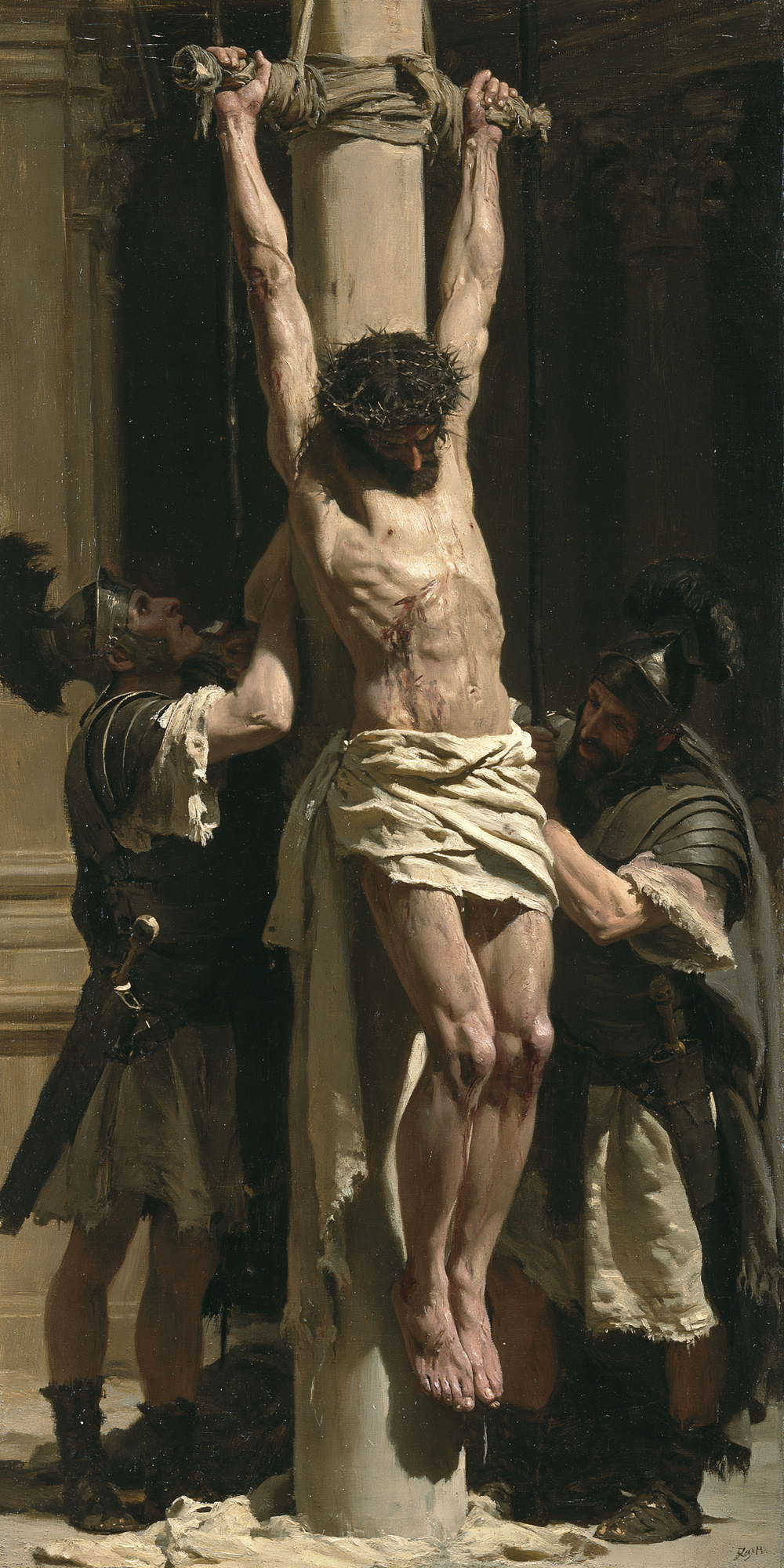 The Flagellation of Christ - Impressionist · Portrett nr. 2 - Kristen kunst
