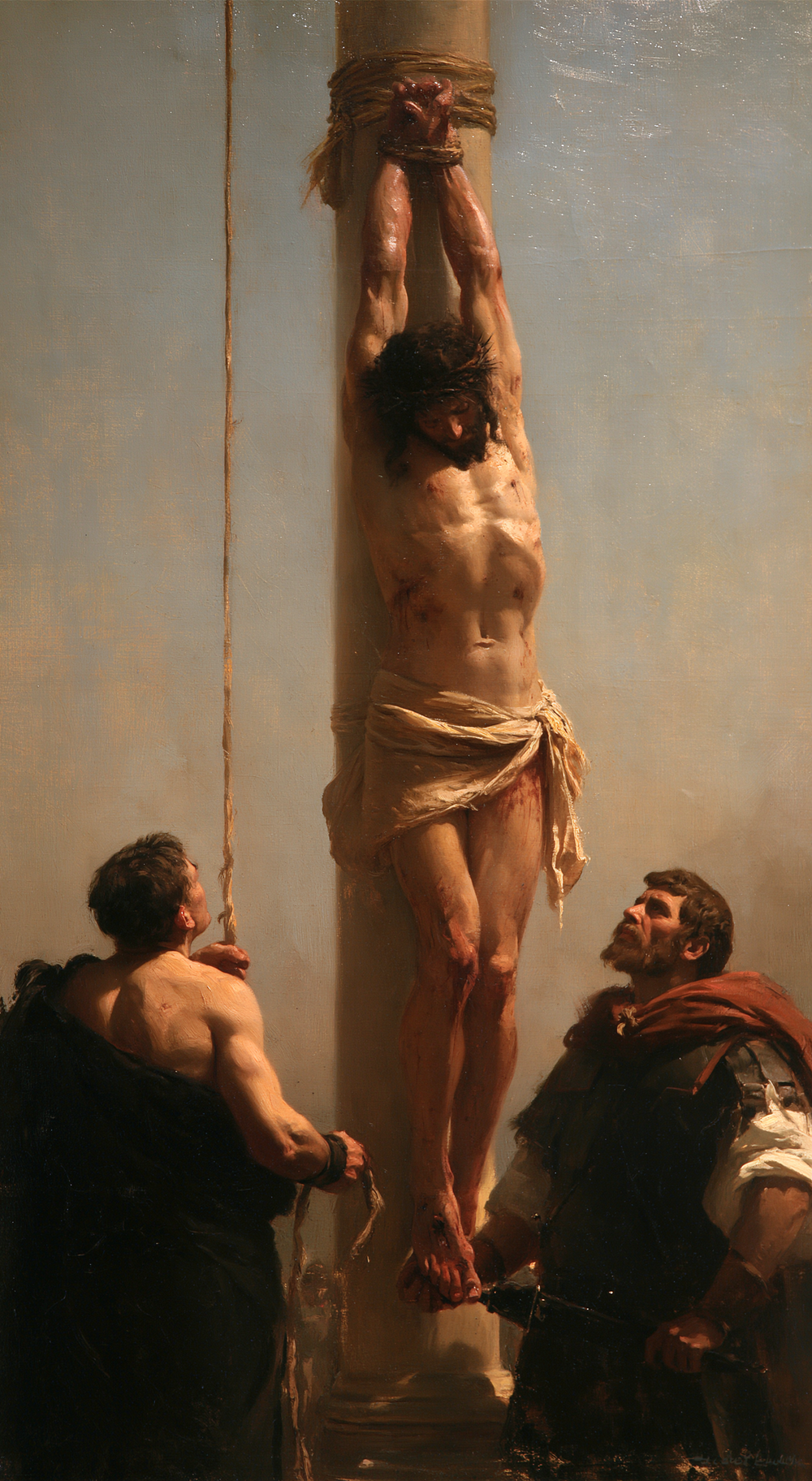 The Flagellation of Christ - Impressionist · Portrett nr. 5 - Kristen kunst