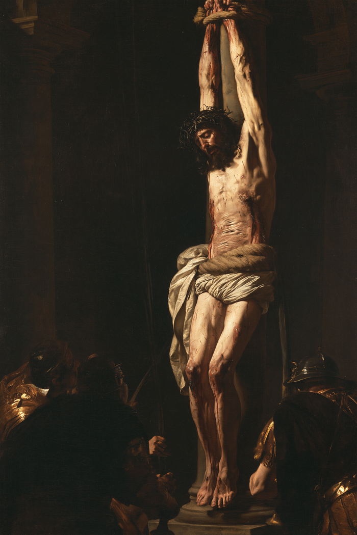 The Flagellation of Christ - Svart og gull · Portrett nr. 8