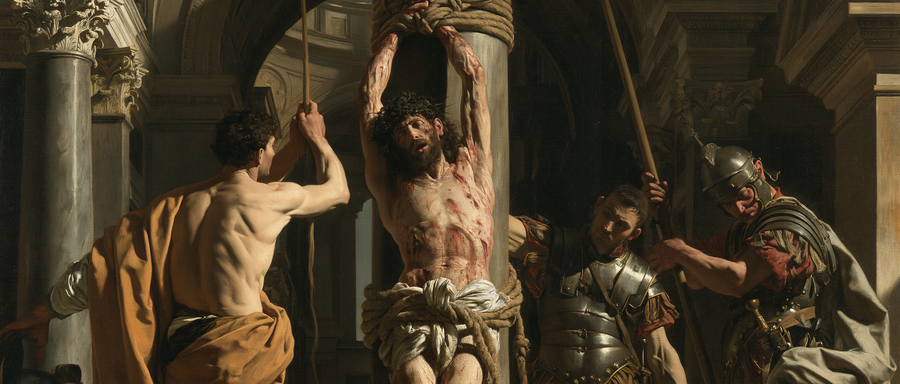 The Flagellation of Christ - Sacred monumental view · Landscape n° 8