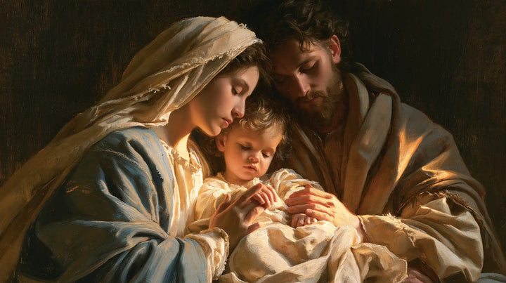 The Holy Family - Close Devotional Portrait · Landscape n° 10