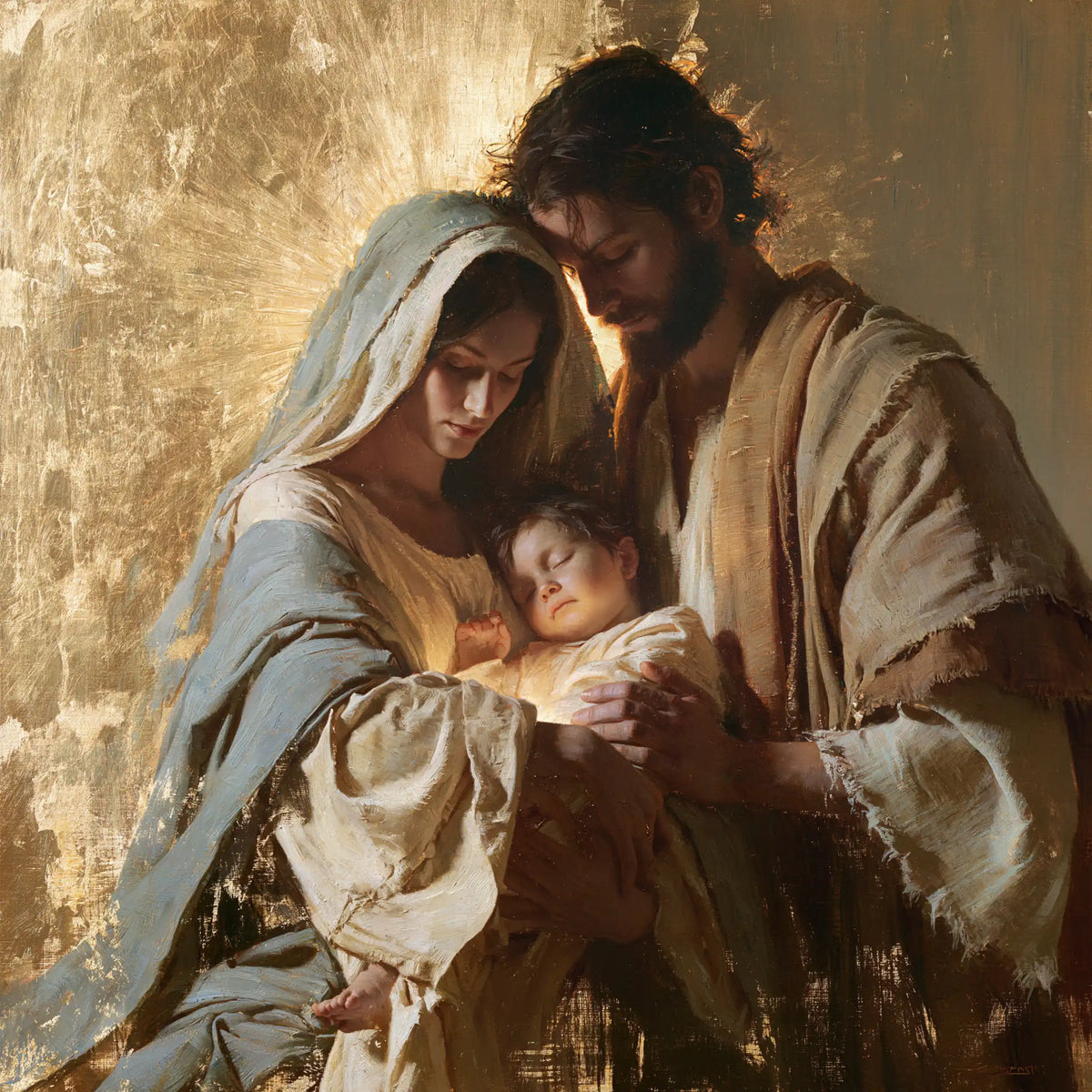 The Holy Family - Sacred Gold · Square n° 4