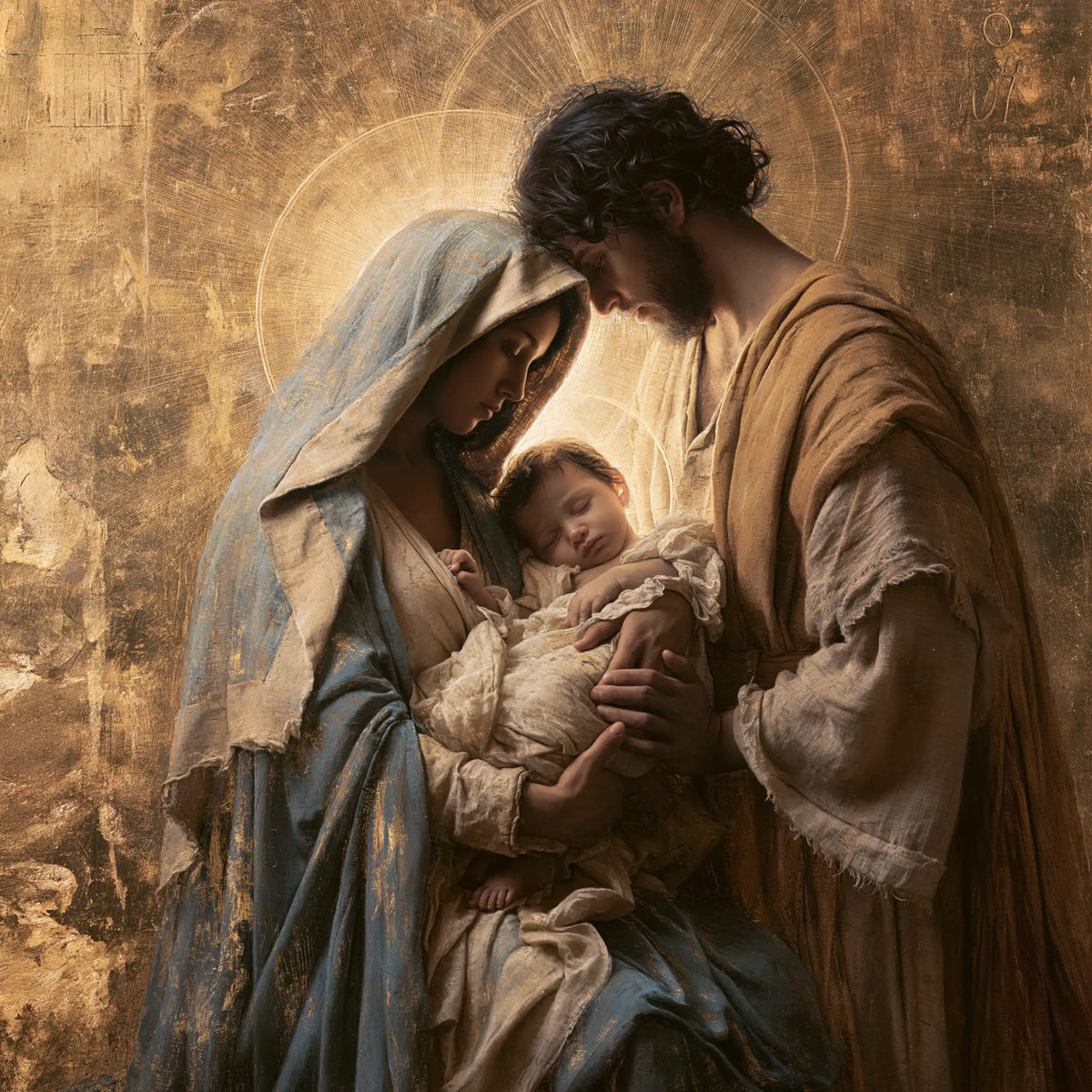 The Holy Family — The Cradle in the Shadow of Gold
