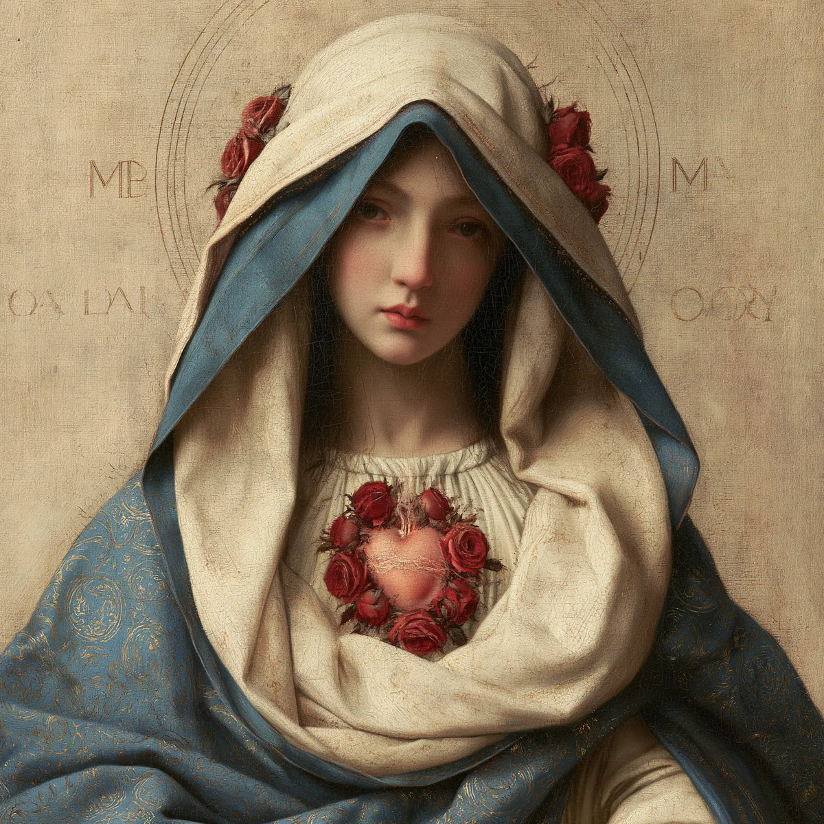 The Immaculate Heart of Mary — The Rose Heart in the Shelter of the Veil