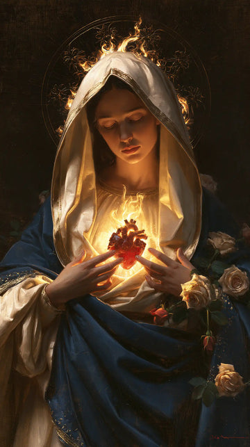 Immaculate Heart of Mary - Mary as Divine Light · Portrait n° 2