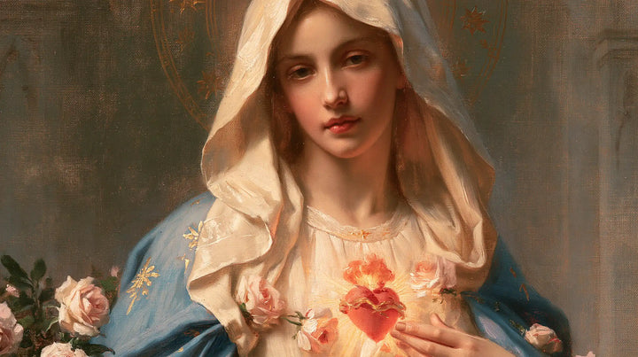 The Immaculate Heart of Mary — The Quiet Hand Beneath the Rose of Light