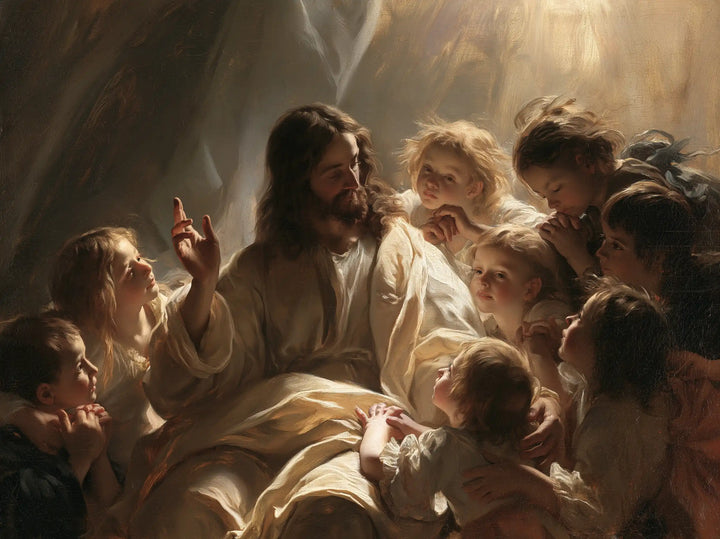 Jesus and the Children - Theatrical Baroque · Landscape n° 3