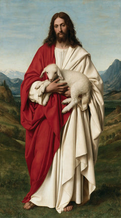 Jesus and the Lamb — Bare Feet in the Peace of the Valleys