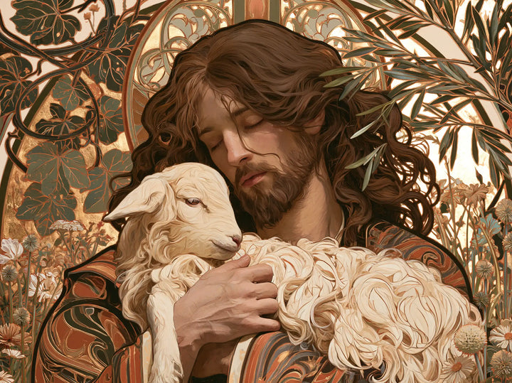 Jesus and the Lamb — The Secret of Copper Foliage