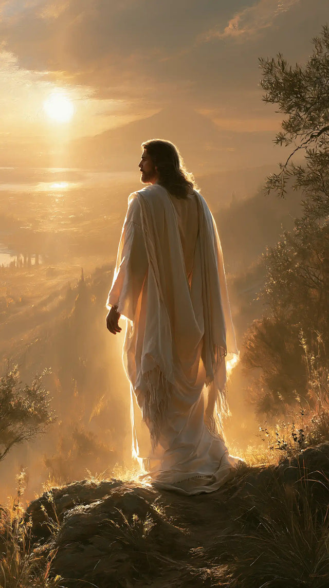 Jesus at Sunset — On the Threshold of Immensity