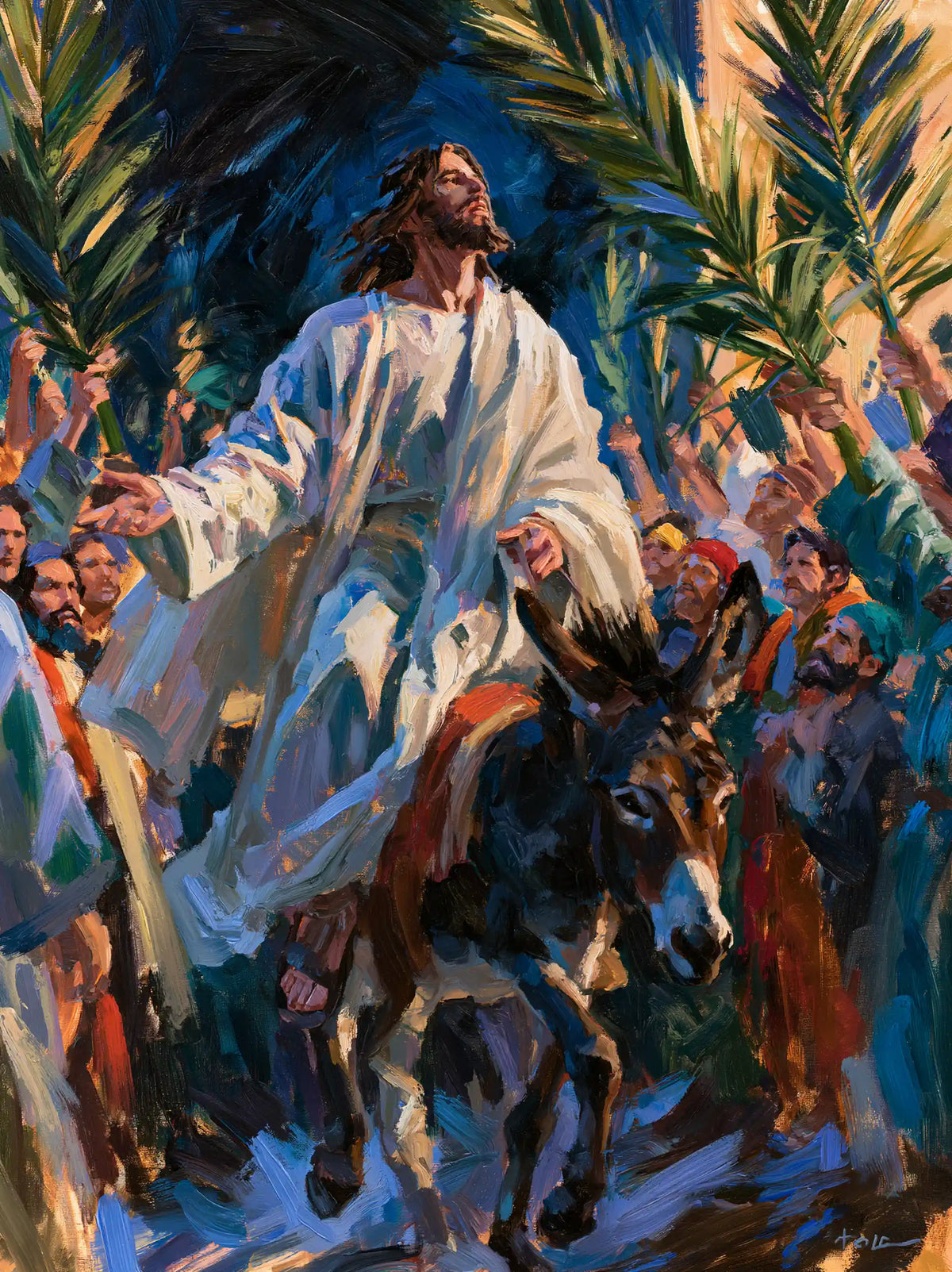 Jesus Enters Jerusalem – Expressionist · Portrait no. 16