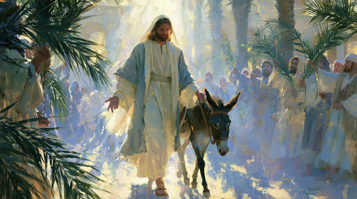 Jesus Enters Jerusalem – Impressionist · Landscape no. 11