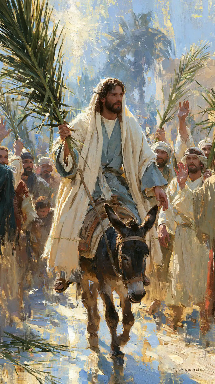 Jesus Enters Jerusalem – Impressionist · Portrait no. 2