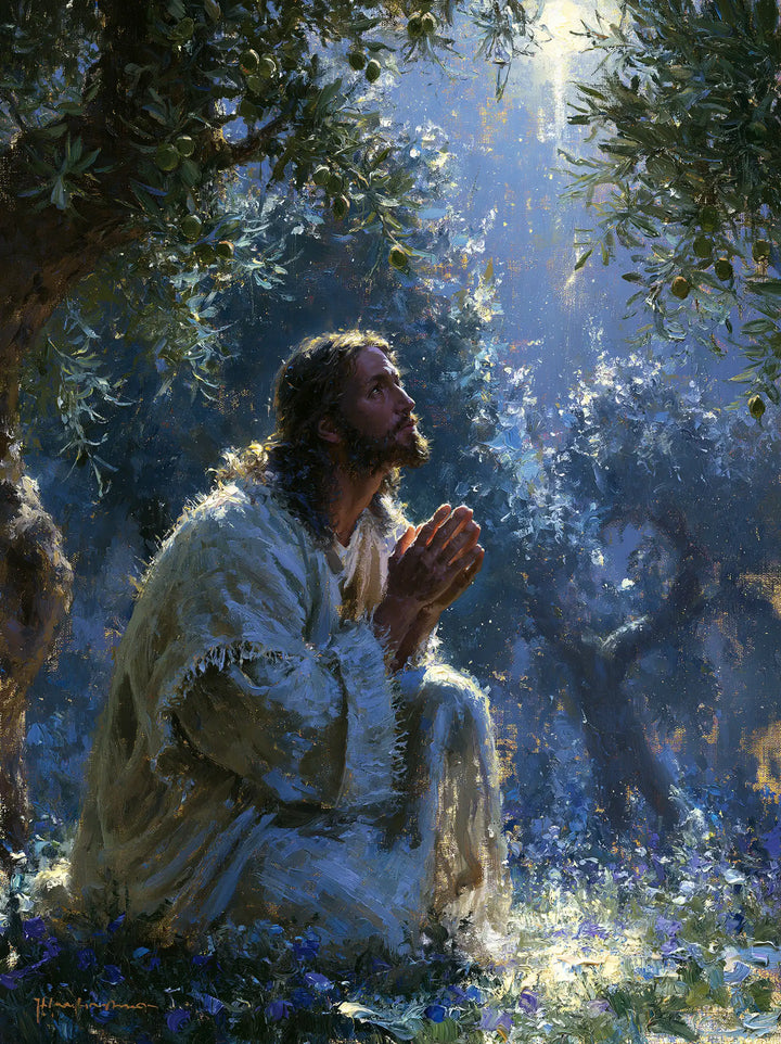 Jesus in Gethsemane - Impressionist · Portrait n° 16
