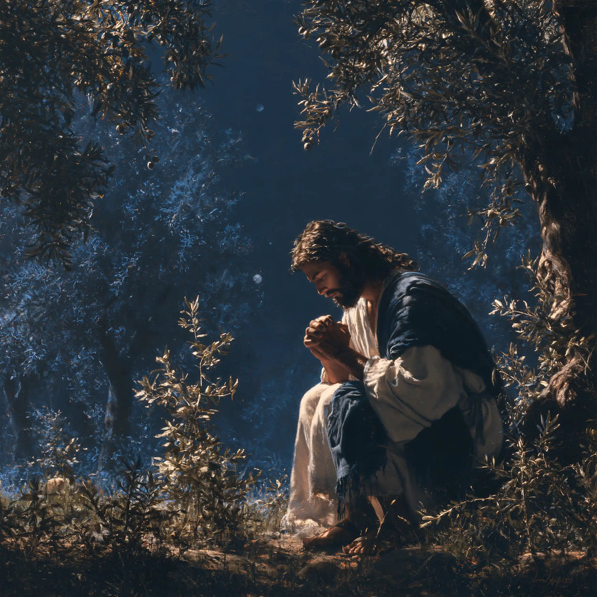 Jesus in Gethsemane — Prayer on the Golden Edge