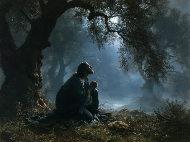 Jesus in Gethsemane - Symbolist · Landscape n° 6