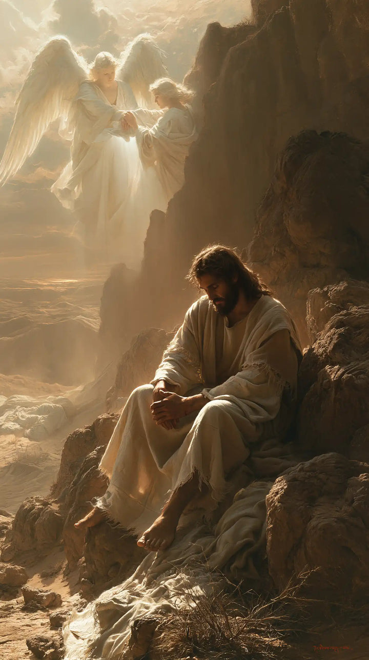 Jesus in the Desert — The Guardian of the Silent Halt