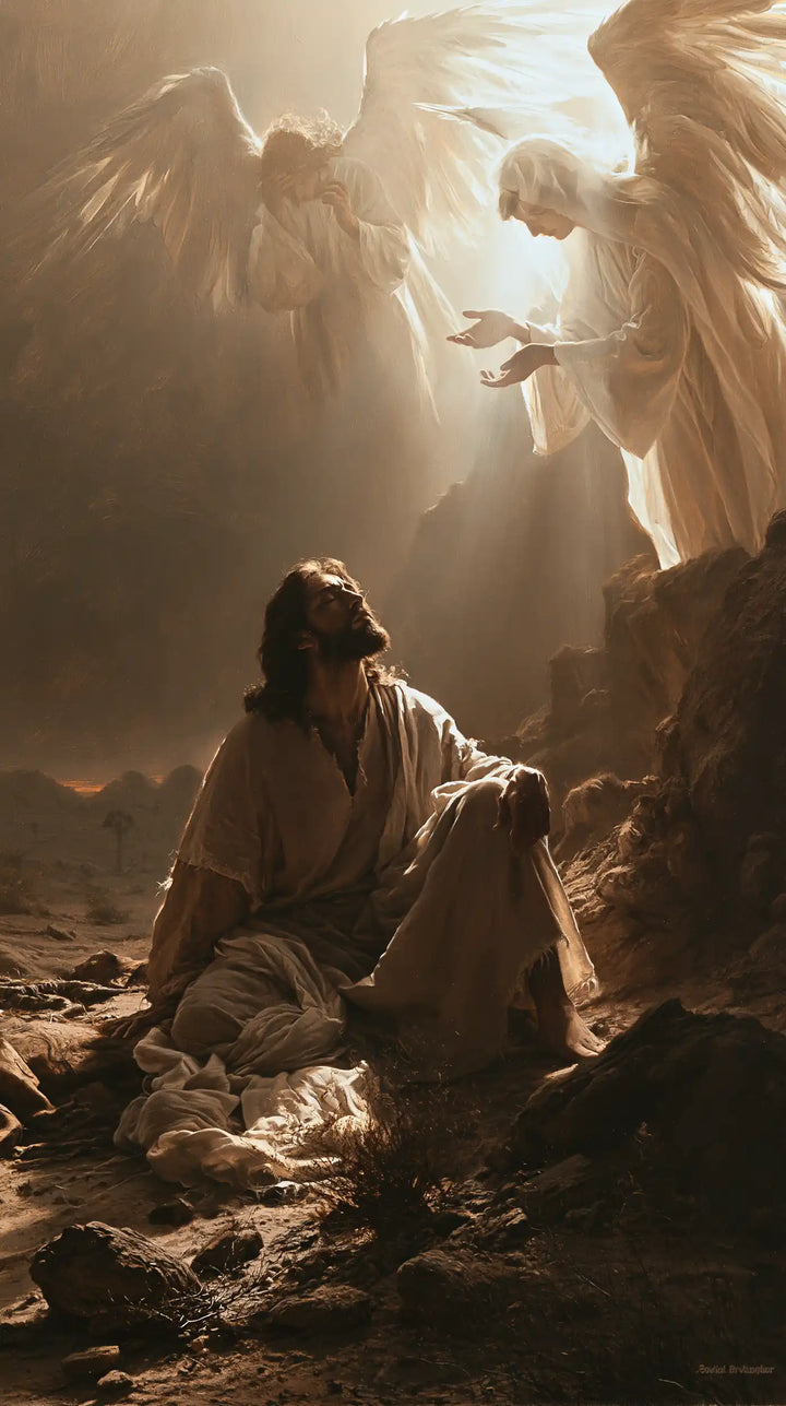 Jesus in the Desert — The Face Turned Towards the Visitation