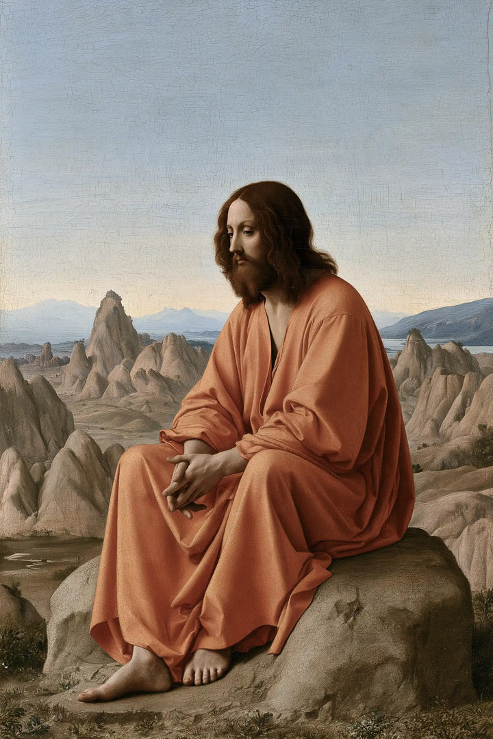 Jesus in the Desert - Florentine Renaissance · Portrait n° 29
