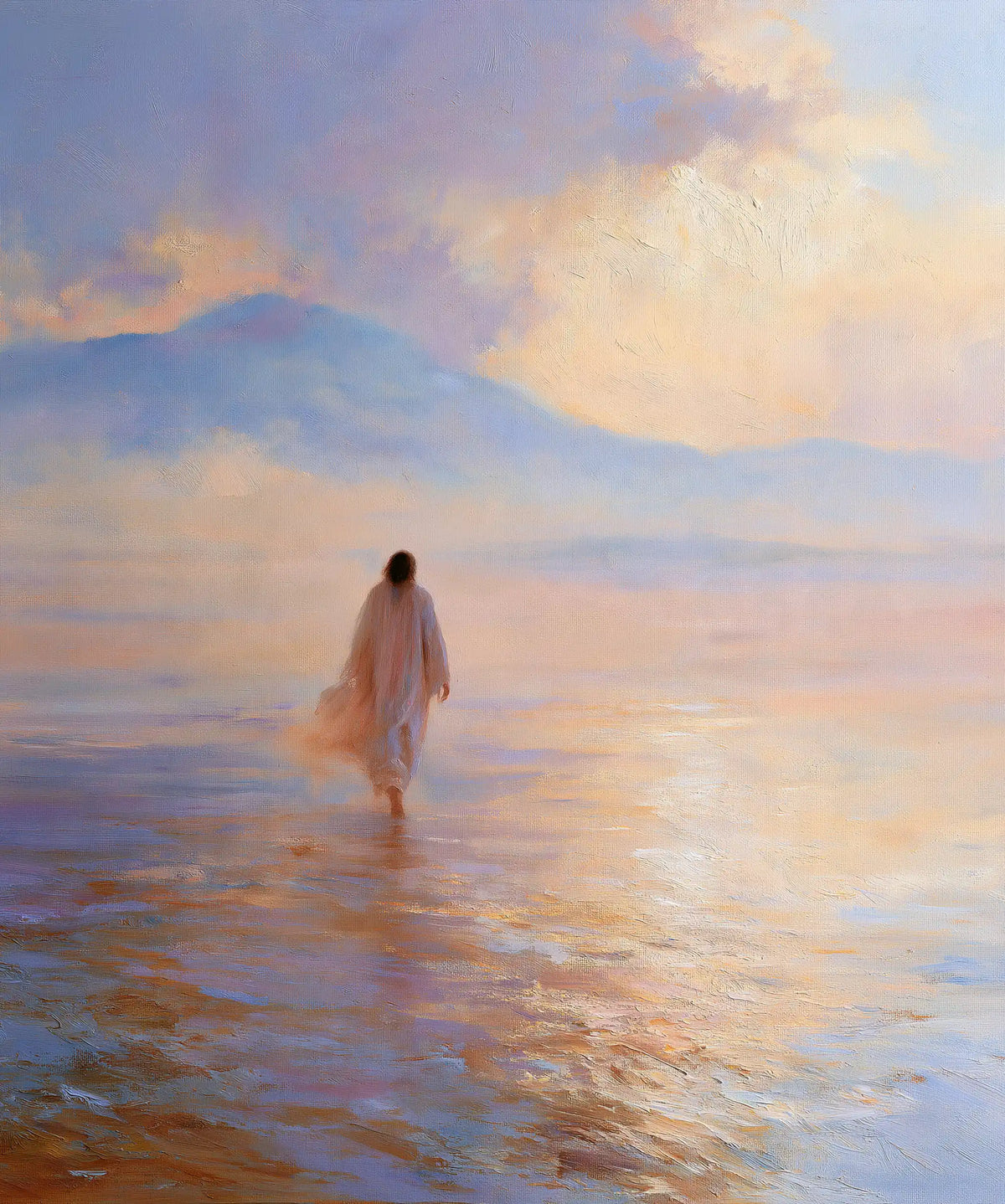 Jesus in the Desert — The Distant Step in the Colours of Silence