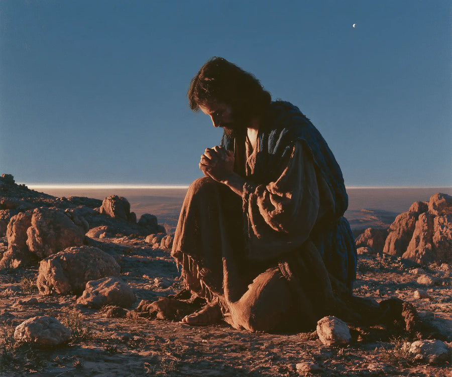 Jesus in the Desert - Jesus in Prayer · Landscape n° 2