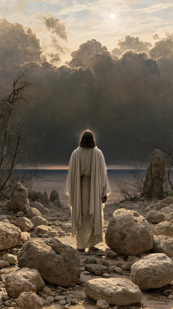 Jesus in the Desert - Symbolist · Portrait n° 14