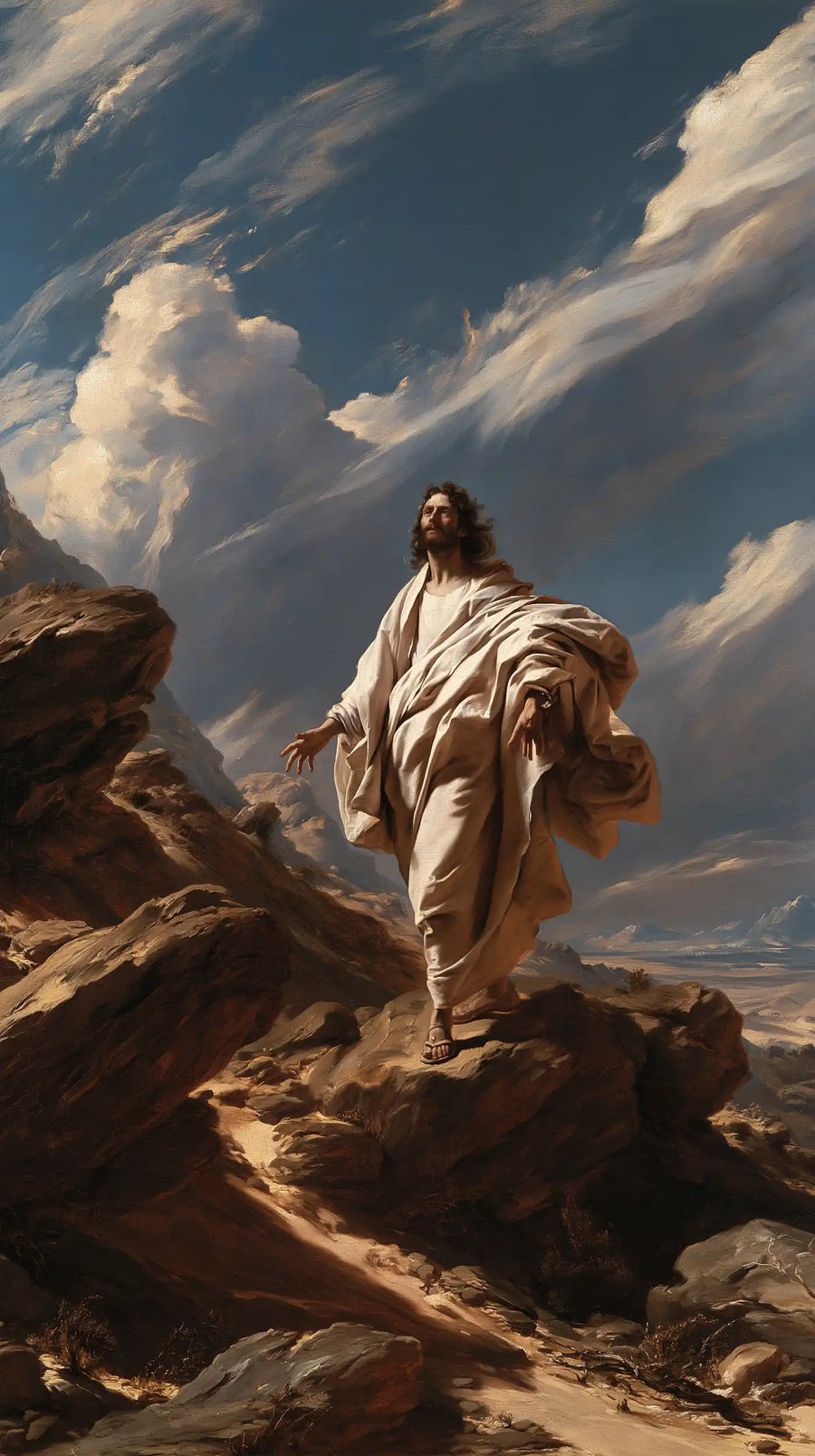 Jesus in the Desert - Theatrical Baroque · Portrait n° 4