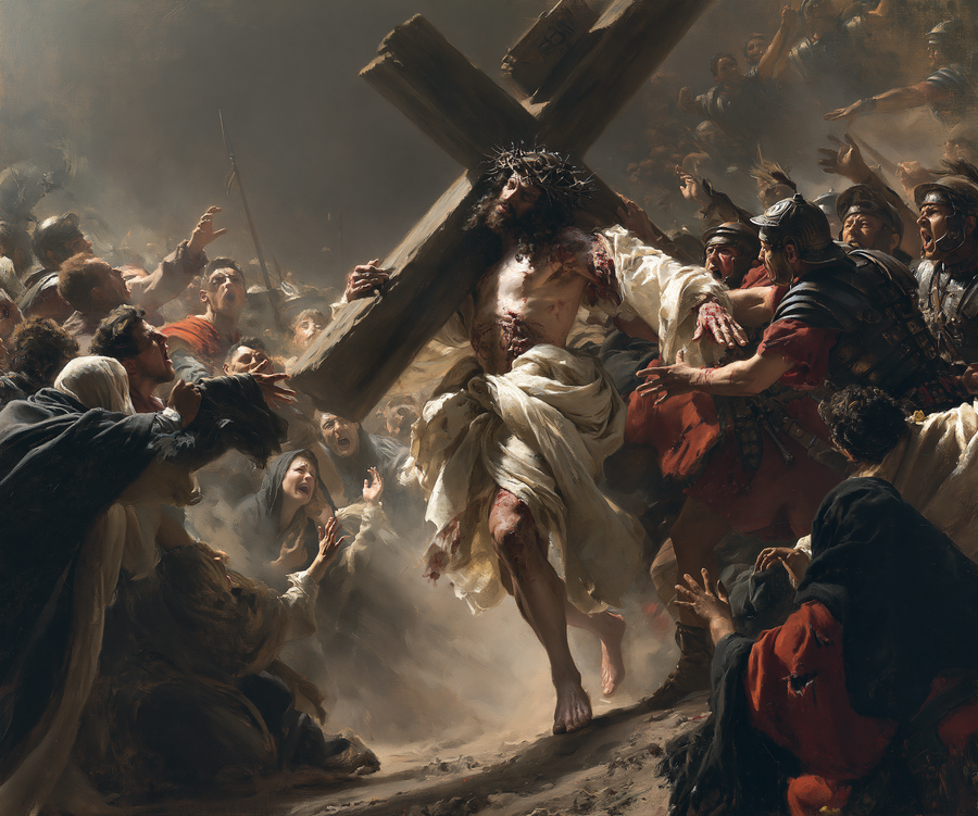 The Stations of the Cross - Explosion of movement · Landscape n° 2