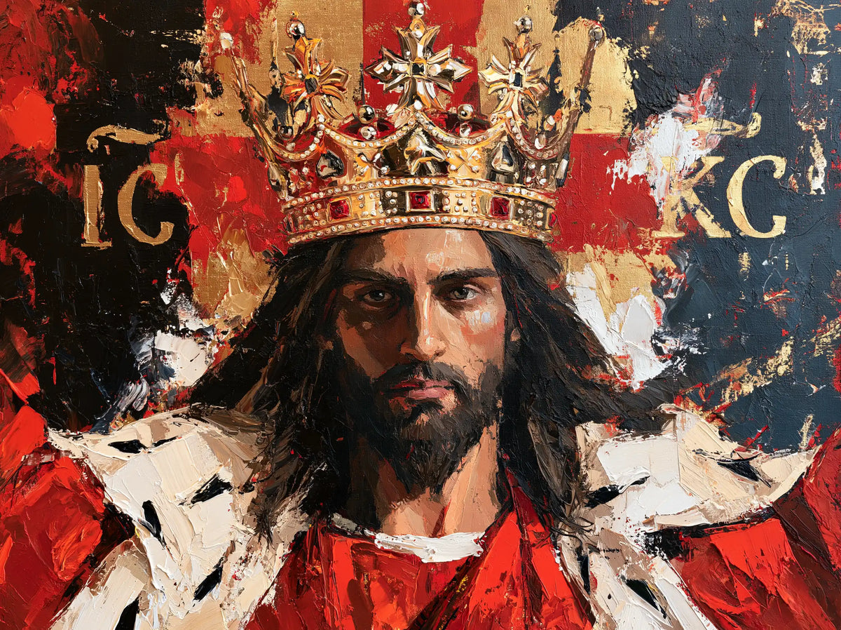Jesus the King — The Reign in Crimson Fragments
