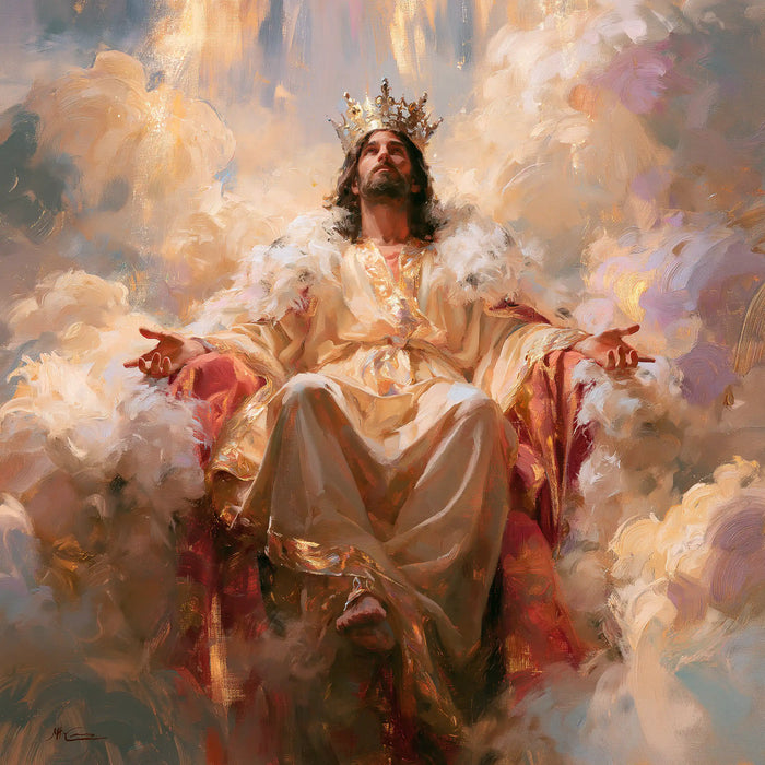 Jesus the King - Impressionist · Square n° 1