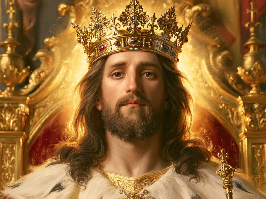 Jesus the King - Red, Ivory and Gold · Landscape n° 6