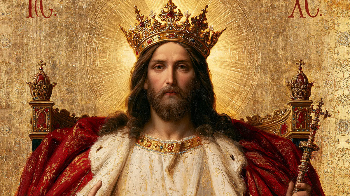 Jesus the King - Red, Ivory and Gold · Landscape n° 12