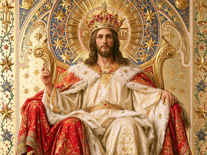 Jesus the King — The Blessing with Azure Stars