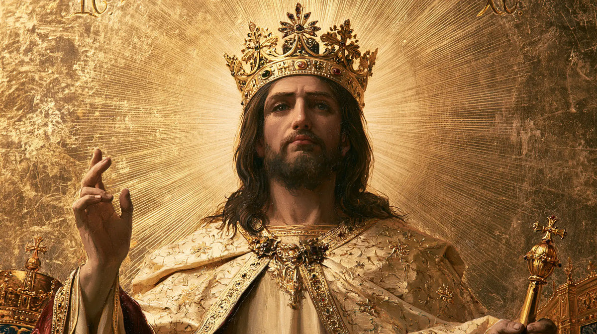 Jesus the King — The Golden Leaves of the Mantle