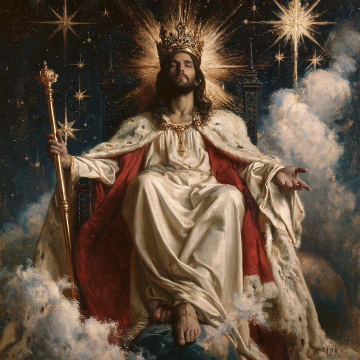 Jesus the King - Symbolist · Square n° 3