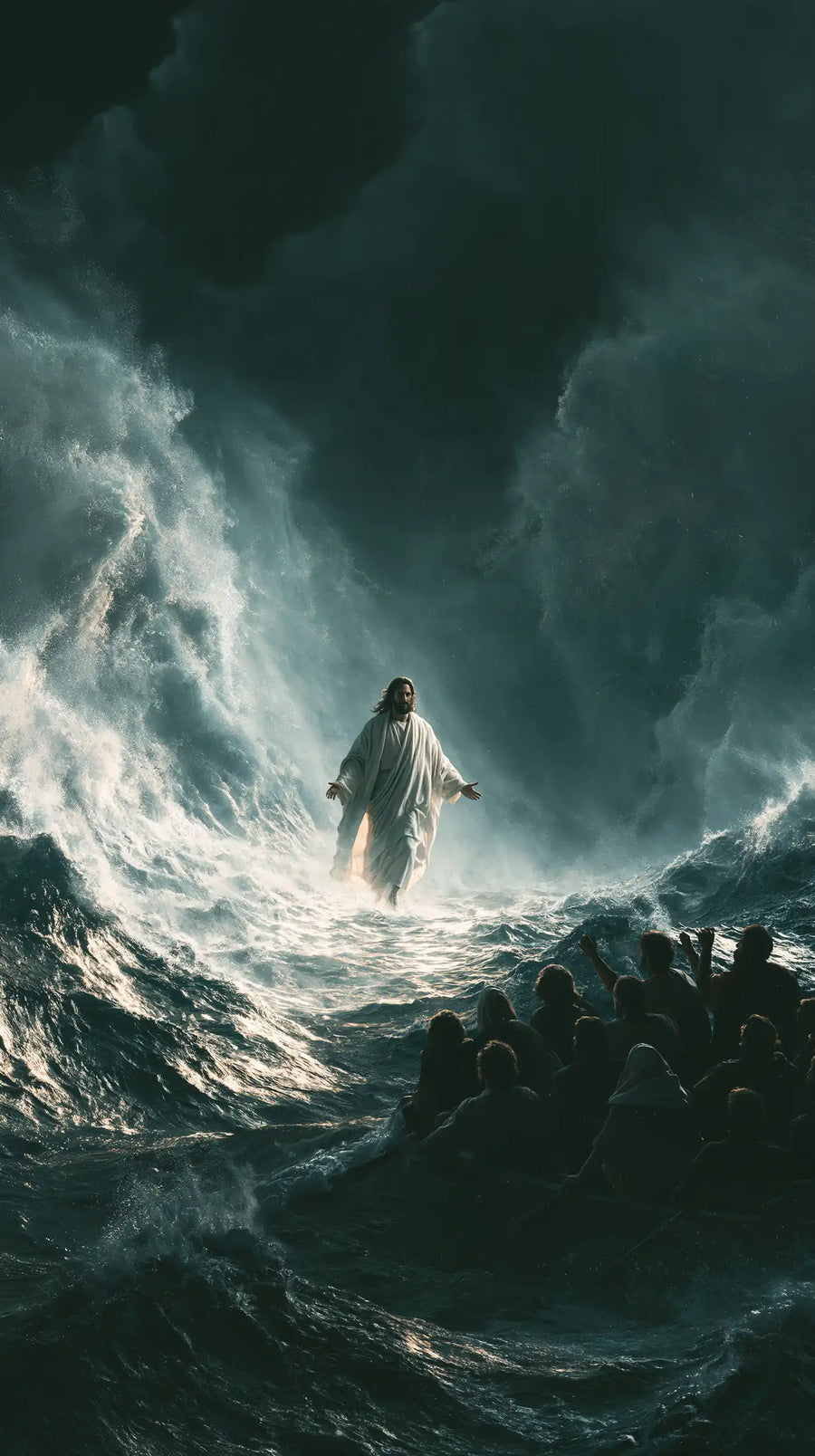 Jesus Walking on Water — The Apparition beyond the Green Waters