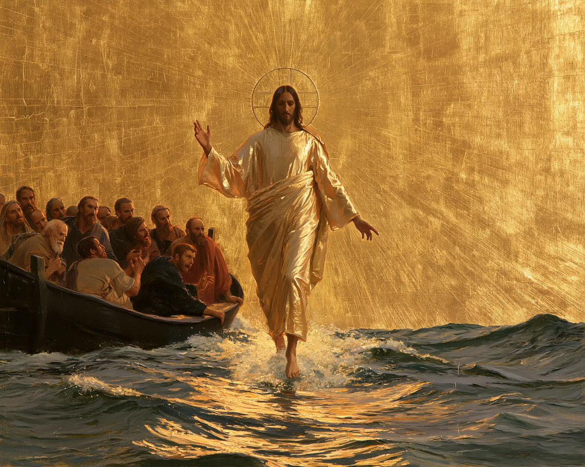 Jesus Walking on Water — The Step at the Centre of the Water’s Disc