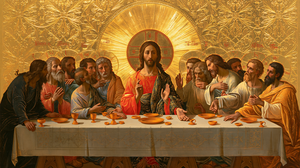 The Last Supper - Sacred Golden n° 8 — aperçu de la finition sélectionnée