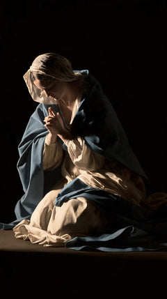 Virgin Mary in Prayer — An Island of Contemplation