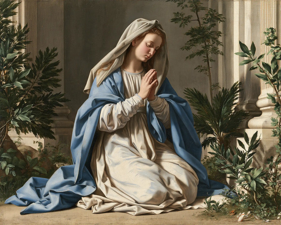 Virgin Mary in Prayer - Florentine Renaissance · Landscape n° 8