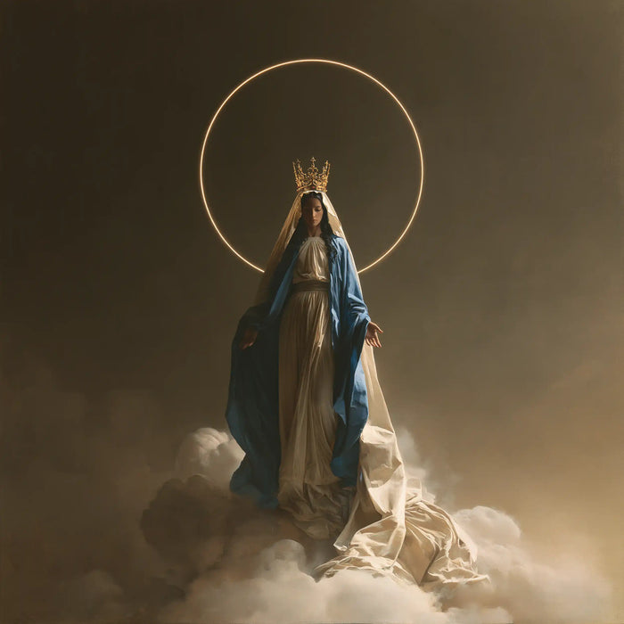 Mary, Queen of Heaven — The Great Ring Above the White Train
