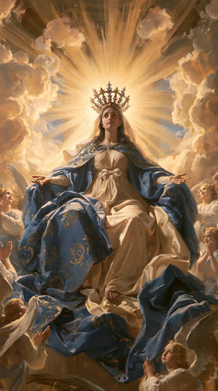 Mary, Queen of Heaven — The Diadem in Daylight’s Fan