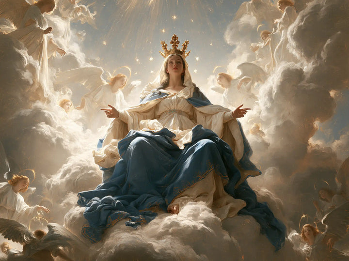 Mary, Queen of Heaven — Blue Repose in the Well of Radiance