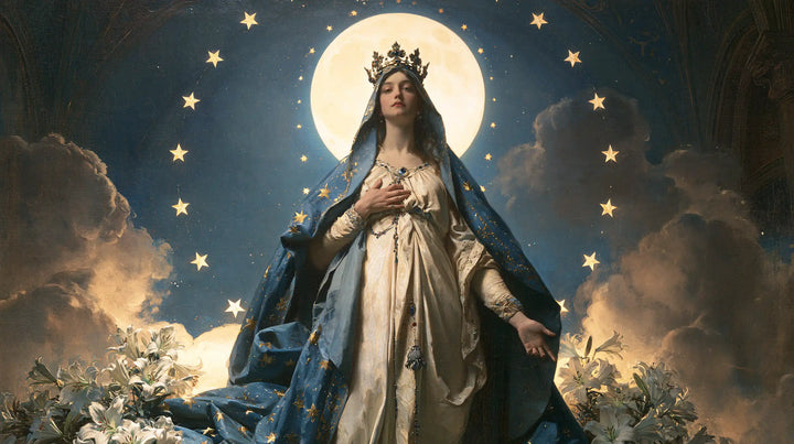 Mary, Queen of Heaven — The Heart Beneath the Full Moon