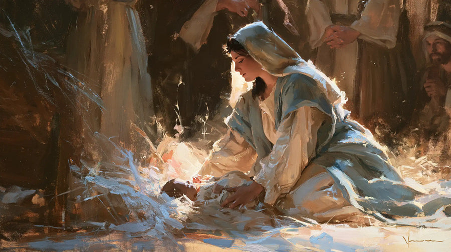 The Nativity - Impressionist · Landscape n° 14